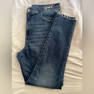 Express Dark Blue Women's Skinny Jeans